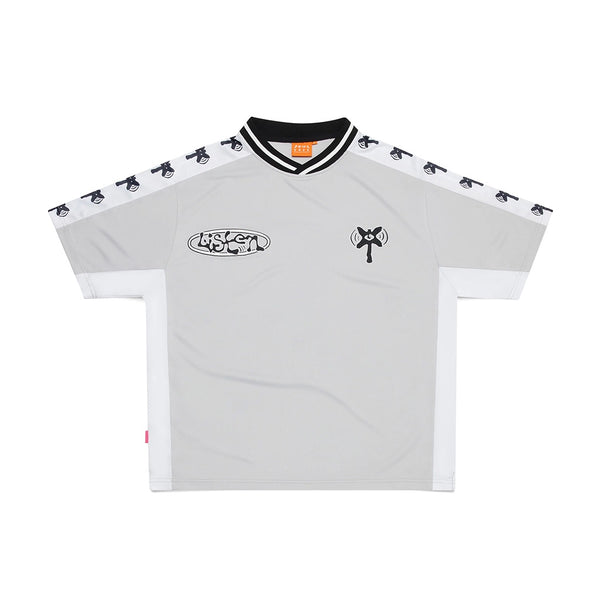Listen | Soccer Jersey. Grey/Black Available Online and in Store at Momentum Skateshop In Cottesloe, Western Australia. Shop Online Now: www.momentumskate.com.au
