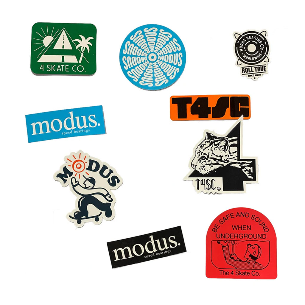 MODUS | STICKER PACK SMALL / 9 ASSORTED – Momentum Skate