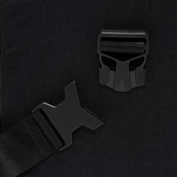 Nike | Aura 5 Litre Crossbody Bag. Black/Black/Matt Silver Available Online and in Store at Momentum Skateshop In Cottesloe, Western Australia. Shop Online Now: www.momentumskate.com.au