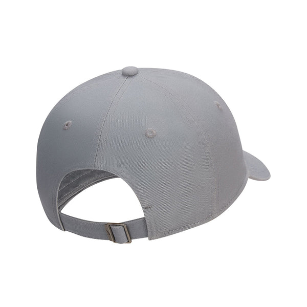 Nike | Club Cap Unisex Unstructured Futura Wash. Particle Grey/White Available Online and in Store at Momentum Skateshop In Cottesloe, Western Australia. Shop Online Now: www.momentumskate.com.au