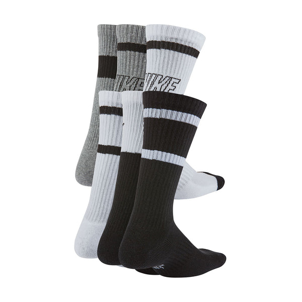 Nike | Everyday Cotton Cushioned Crew Length 6 Pack Assorted Socks Available Online and in Store at Momentum Skateshop In Cottesloe, Western Australia. Shop Online Now: www.momentumskate.com.au
