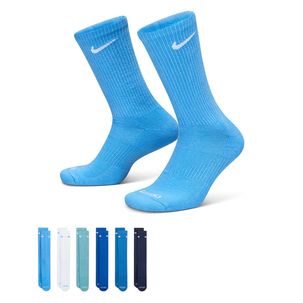 Nike | Everyday Plus Cotton Cushioned Crew Length 6 Pack Assorted Socks Available Online and in Store at Momentum Skateshop In Cottesloe, Western Australia. Shop Online Now: www.momentumskate.com.au