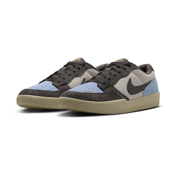 Nike | Force SB Force 58 Skate Shoe. Light Orewood Brown/Psychic Blue/Flax/Medium Ash Available Online and in Store at Momentum Skateshop In Cottesloe, Western Australia. Shop Online Now: www.momentumskate.com.au
