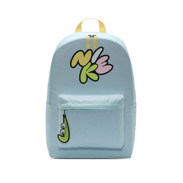 Nike | Heritage Swooshy 25 Litre Backpack. Glacier Blue/Soft Yellow/Lemon Twist Available Online and in Store at Momentum Skateshop In Cottesloe, Western Australia. Shop Online Now: www.momentumskate.com.au