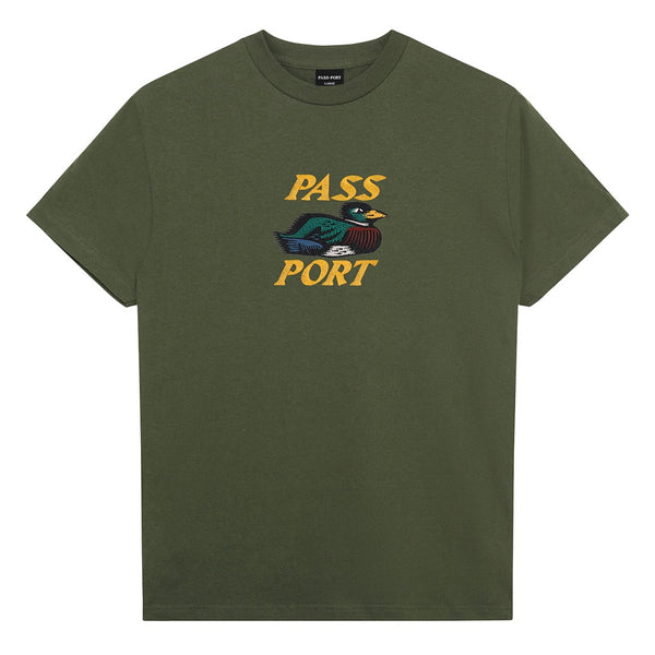 Pass~Port | Fast Duck Short Sleeve Tee. Olive Available Online and in Store at Momentum Skateshop In Cottesloe, Western Australia. Shop Online Now: www.momentumskate.com.au