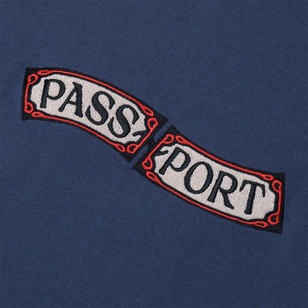 Pass~Port | Red Flag Short Sleeve Tee. Harbour Blue Available Online and in Store at Momentum Skateshop In Cottesloe, Western Australia. Shop Online Now: www.momentumskate.com.au