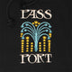 Pass~Port | Roman Candle Embroidered Fleece Hoodie. Black Available Online and in Store at Momentum Skateshop In Cottesloe, Western Australia. Shop Online Now: www.momentumskate.com.au