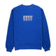 Pass~Port | 4 Flowers Organic Fleece Crew Neck Sweater. Royal Blue Available Online and in Store at Momentum Skateshop In Cottesloe, Western Australia. Shop Online Now: www.momentumskate.com.au
