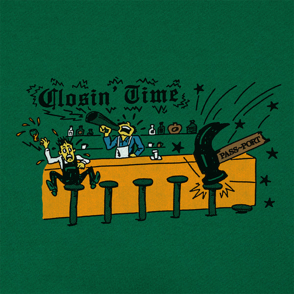Pass~Port | Closin' Time Crew Neck Fleece Sweater. Green Available Online and in Store at Momentum Skateshop In Cottesloe, Western Australia. Shop Online Now: www.momentumskate.com.au