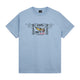 Pass~Port | Radio Silence Cotton Short Sleeve Tee. Stonewash Blue Available Online and in Store at Momentum Skateshop In Cottesloe, Western Australia. Shop Online Now: www.momentumskate.com.au