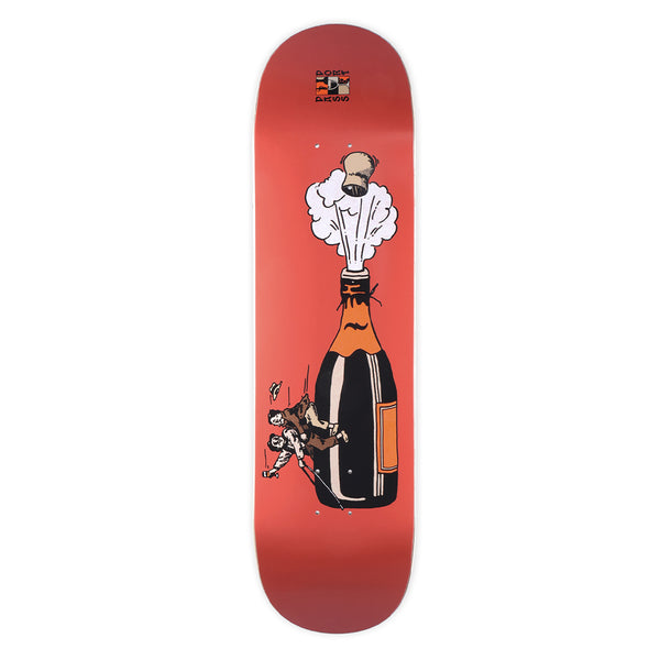 Pass~Port | Wine Em' & Dine Em' Series #42 Pop The Cork Skateboard Deck. 8.8" x 32.75" Available Online and in Store at Momentum Skateshop In Cottesloe, Western Australia. Shop Online Now: www.momentumskate.com.au