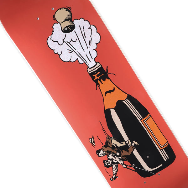 Pass~Port | Wine Em' & Dine Em' Series #42 Pop The Cork Skateboard Deck. 8.8" x 32.75" Available Online and in Store at Momentum Skateshop In Cottesloe, Western Australia. Shop Online Now: www.momentumskate.com.au