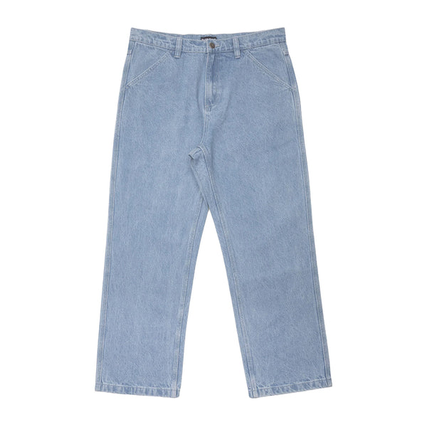 Pass~Port | Workers Club Classic Jeans. Washed Light Indigo Available Online and in Store at Momentum Skateshop In Cottesloe, Western Australia. Shop Online Now: www.momentumskate.com.au