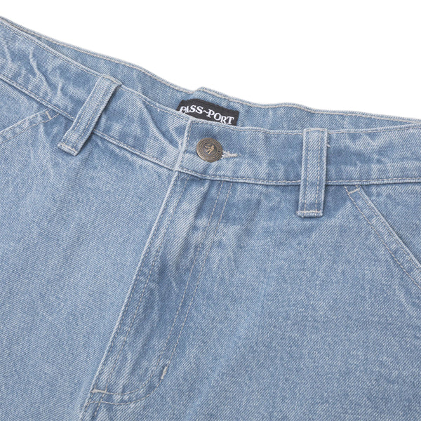 Pass~Port | Workers Club Classic Jeans. Washed Light Indigo Available Online and in Store at Momentum Skateshop In Cottesloe, Western Australia. Shop Online Now: www.momentumskate.com.au