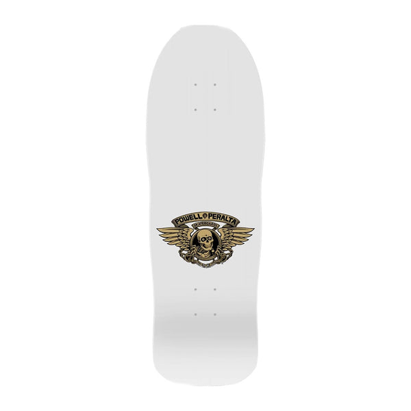 Powell Peralta x Mike Vallely | Bug Re-Issue Skateboard Deck. White / 10" x 30.25" Available Online and in Store at Momentum Skateshop In Cottesloe, Western Australia. Shop Online Now: www.momentumskate.com.au