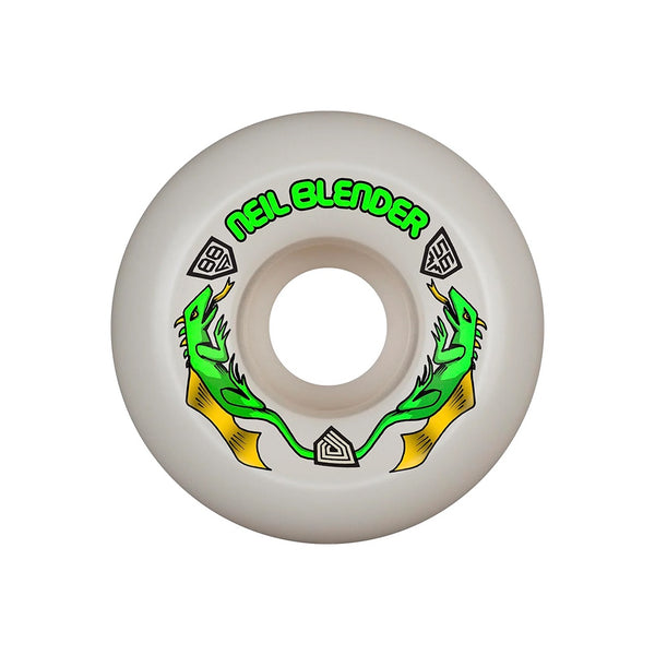 Powell Peralta x Neil Blender | Dragon Formula Nano-Rats Skateboard Wheels. White/56mm x 88a Available Online and in Store at Momentum Skateshop In Cottesloe, Western Australia. Shop Online Now: www.momentumskate.com.au