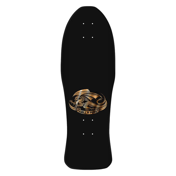 Powell Peralta x Steve Caballero | Cab Chinese Dragon Reissue Skateboard Deck. Gold Foil / 10.0" x 30.0" Available Online and in Store at Momentum Skateshop In Cottesloe, Western Australia. Shop Online Now: www.momentumskate.com.au