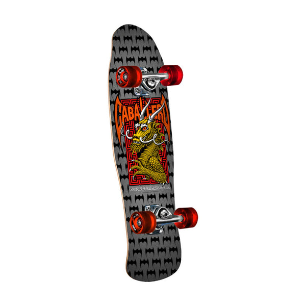 Powell Peralta x Steve Caballero | Cab Mini Street Dragon Complete Skateboard. Silver / 8.0" x 29.5" Available Online and in Store at Momentum Skateshop In Cottesloe, Western Australia. Shop Online Now: www.momentumskate.com.au