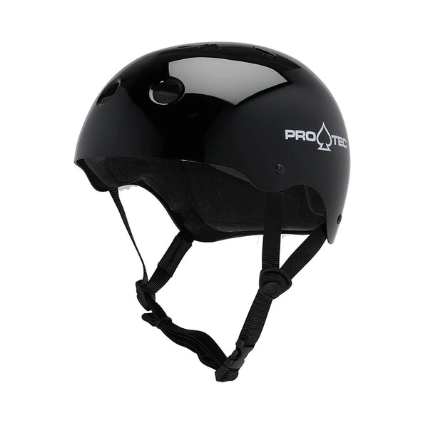 Pro-Tec | Classic Skate Helmet. Gloss Black Available Online and in Store at Momentum Skateshop In Cottesloe, Western Australia. Shop Online Now: www.momentumskate.com.au