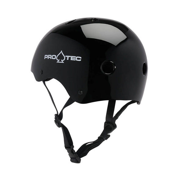 Pro-Tec | Classic Skate Helmet. Gloss Black Available Online and in Store at Momentum Skateshop In Cottesloe, Western Australia. Shop Online Now: www.momentumskate.com.au