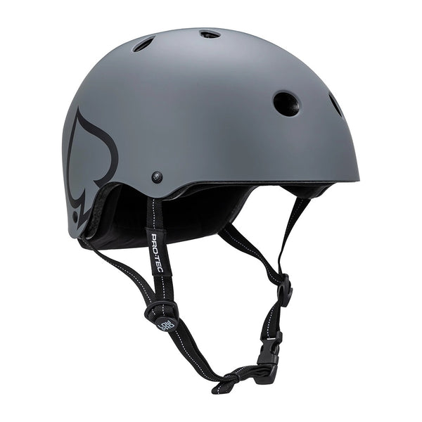 Pro-Tec | Low Pro Certified Skate & Bike Helmet. Matte Grey Available Online and in Store at Momentum Skateshop In Cottesloe, Western Australia. Shop Online Now: www.momentumskate.com.au