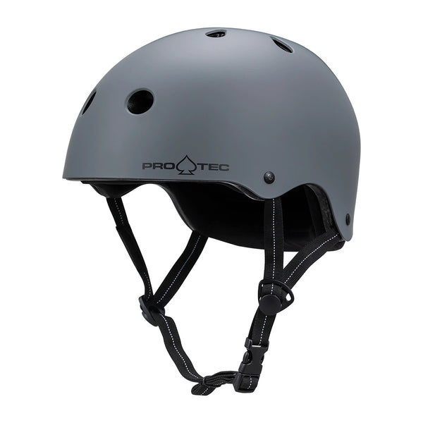 Pro-Tec | Low Pro Certified Skate & Bike Helmet. Matte Grey Available Online and in Store at Momentum Skateshop In Cottesloe, Western Australia. Shop Online Now: www.momentumskate.com.au