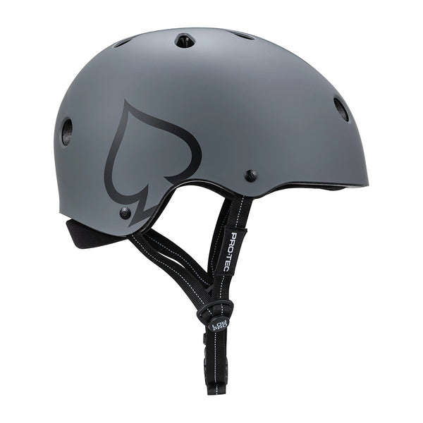 Pro-Tec | Low Pro Certified Skate & Bike Helmet. Matte Grey Available Online and in Store at Momentum Skateshop In Cottesloe, Western Australia. Shop Online Now: www.momentumskate.com.au
