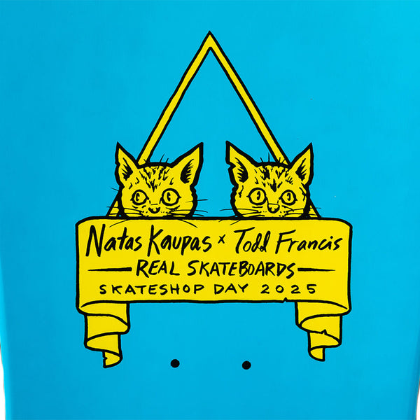 Real x Natas Kaupas | Panther SSD25 Limited Edition Skateboard Deck. Blue / 10.891" x 31.72" Available Online and in Store at Momentum Skateshop In Cottesloe, Western Australia. Shop Online Now: www.momentumskate.com.au