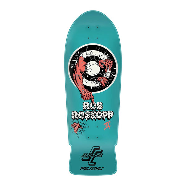 Santa Cruz x Rob Roskopp | Roskopp Two 2024 Reissue Skateboard Deck. Pastel / 10.35" x 30.06" Available Online and in Store at Momentum Skateshop In Cottesloe, Western Australia. Shop Online Now: www.momentumskate.com.au