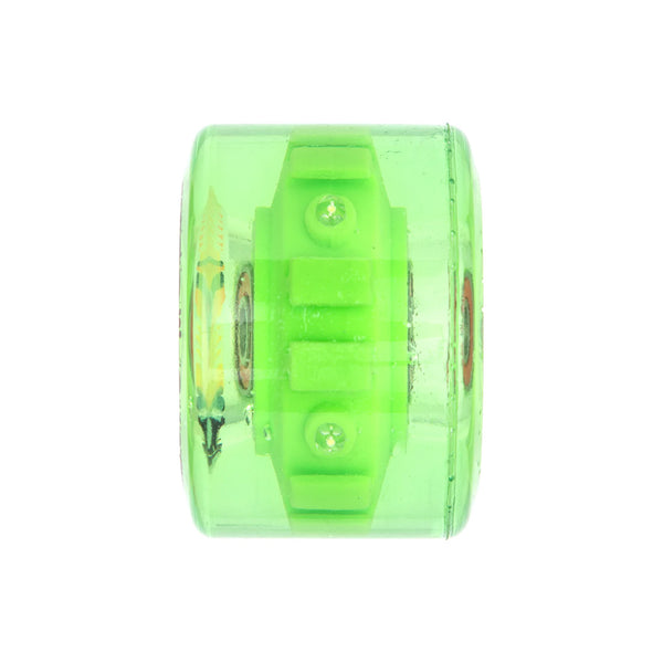 Slime Balls | Angler Light Ups OG Slime Skateboard Wheels with Bronson G2 Bearings. Neon Green / 66mm x 78a Available Online and in Store at Momentum Skateshop In Cottesloe, Western Australia. Shop Online Now: www.momentumskate.com.au
