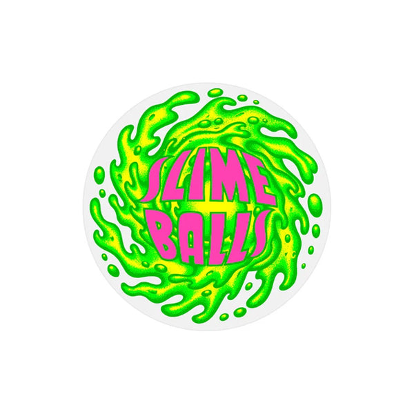 Slime Balls | Slime Logo Sticker. 4" x 4" Available Online and in Store at Momentum Skateshop In Cottesloe, Western Australia. Shop Online Now: www.momentumskate.com.au