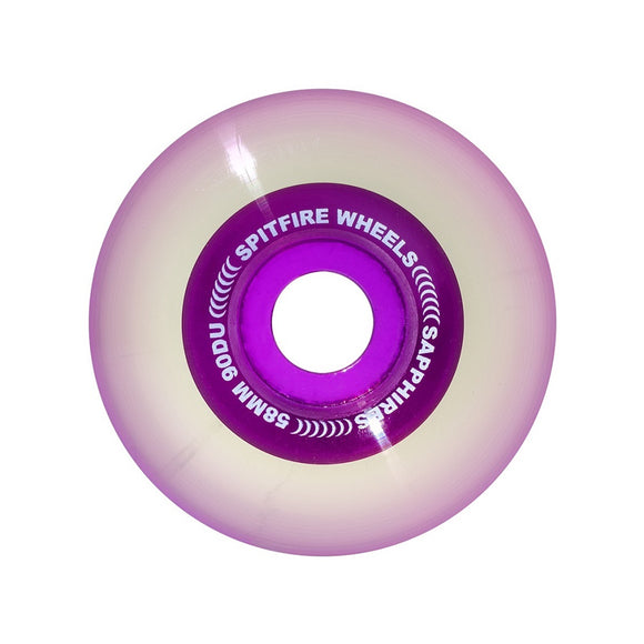 Spitfire | Sapphires Cruiser Skateboard Wheels. Purple / 58mm x 90a Available Online and in Store at Momentum Skateshop In Cottesloe, Western Australia. Shop Online Now: www.momentumskate.com.au