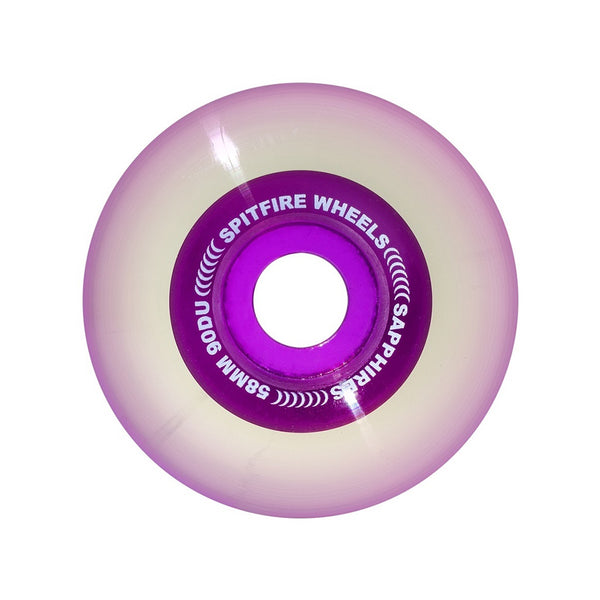 Spitfire | Sapphires Cruiser Skateboard Wheels. Purple / 58mm x 90a Available Online and in Store at Momentum Skateshop In Cottesloe, Western Australia. Shop Online Now: www.momentumskate.com.au