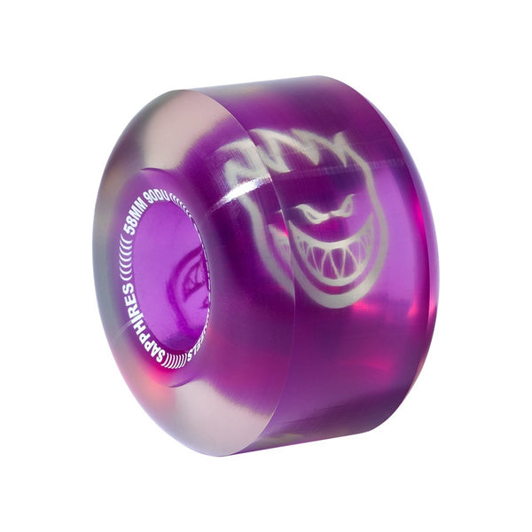 Spitfire | Sapphires Cruiser Skateboard Wheels. Purple / 58mm x 90a Available Online and in Store at Momentum Skateshop In Cottesloe, Western Australia. Shop Online Now: www.momentumskate.com.au