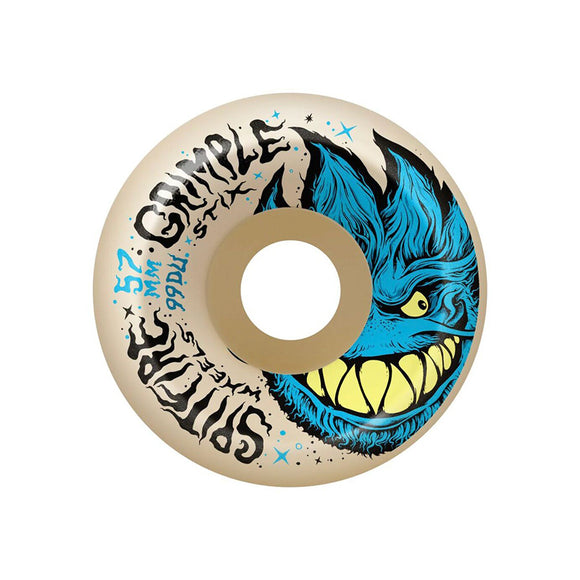 Spitfire x Grimple Stix | Grimple Head Formula Four Lock-In Full Skateboard Wheels. 57mm x 99a Available Online and in Store at Momentum Skateshop In Cottesloe, Western Australia. Shop Online Now: www.momentumskate.com.au