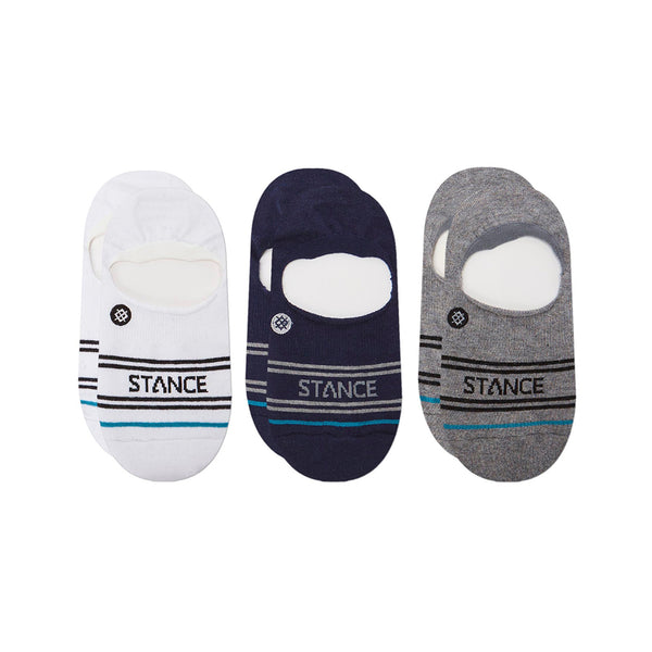 Stance | Basic Casual No Show Sock 3 Pack. Navy / Grey / White Available Online and in Store at Momentum Skateshop In Cottesloe, Western Australia. Shop Online Now: www.momentumskate.com.au