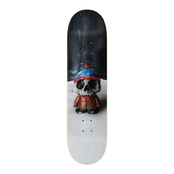 Zero x Brandon Burleigh | Southpark Horror Series Stan R-7 Skateboard Deck. 8.5" x 32.3" Available Online and in Store at Momentum Skateshop In Cottesloe, Western Australia. Shop Online Now: www.momentumskate.com.au