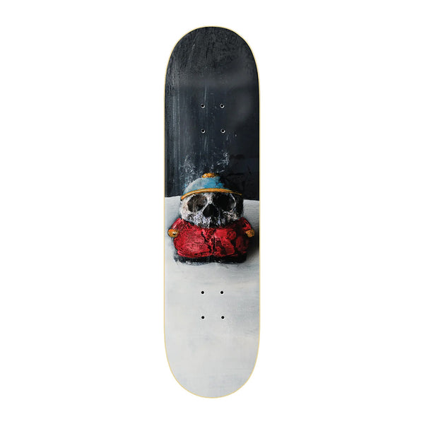 Zero x Dane Burman | Southpark Horror Series Cartman R-7 Skateboard Deck. 8.625" x 32.3" Available Online and in Store at Momentum Skateshop In Cottesloe, Western Australia. Shop Online Now: www.momentumskate.com.au