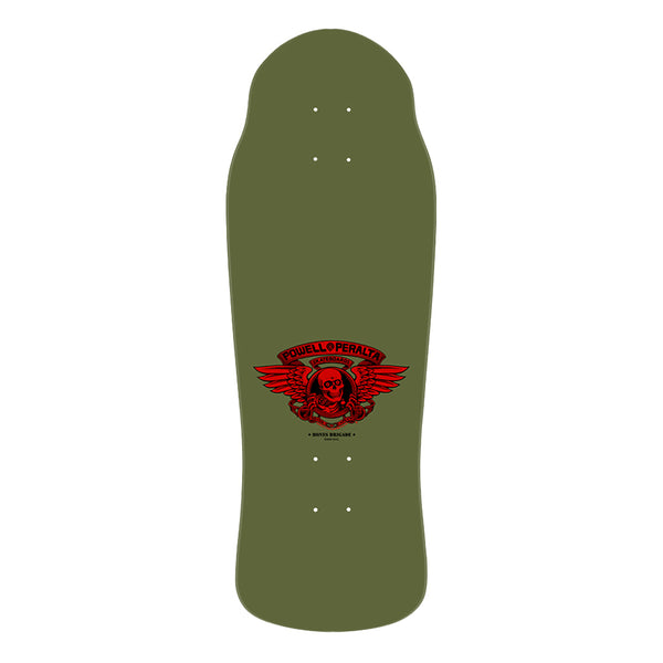 POWELL PERALTA X BONES BRIGADE X TONY HAWK | SKULL 13TH SERIES REISSUE SKATEBOARD DECK. GREEN / 10.38" X 30.25 AVAILABLE ONLINE AND IN STORE AT MOMENTUM SKATESHOP IN COTTESLOE, WESTERN AUSTRALIA.