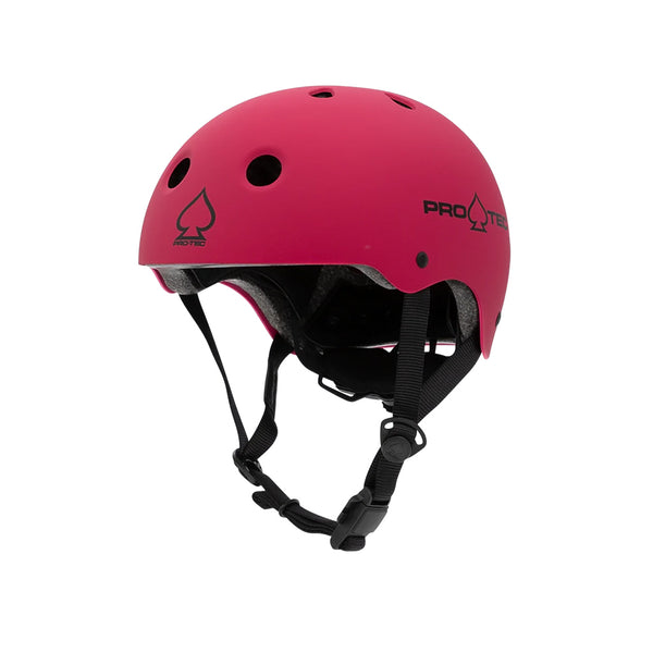 PRO-TEC | JUNIOR CLASSIC FIT CERTIFIED SKATE HELMET. MATTE PINK AVAILABLE ONLINE AND IN STORE AT MOMENTUM SKATESHOP IN COTTESLOE, WESTERN AUSTRALIA. SHOP ONLINE NOW: www.momentumskate.com.au