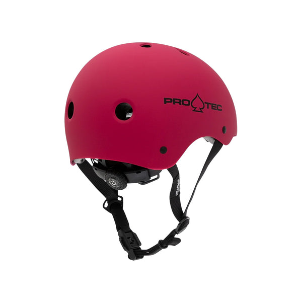 PRO-TEC | JUNIOR CLASSIC FIT CERTIFIED SKATE HELMET. MATTE PINK AVAILABLE ONLINE AND IN STORE AT MOMENTUM SKATESHOP IN COTTESLOE, WESTERN AUSTRALIA. SHOP ONLINE NOW: www.momentumskate.com.au