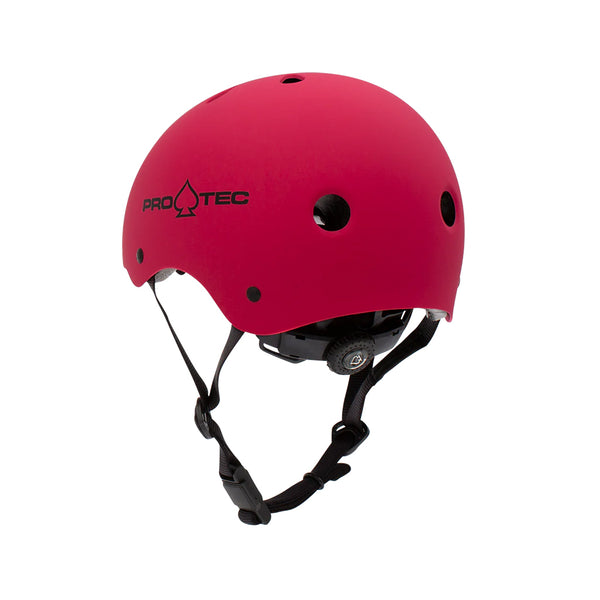 PRO-TEC | JUNIOR CLASSIC FIT CERTIFIED SKATE HELMET. MATTE PINK AVAILABLE ONLINE AND IN STORE AT MOMENTUM SKATESHOP IN COTTESLOE, WESTERN AUSTRALIA. SHOP ONLINE NOW: www.momentumskate.com.au