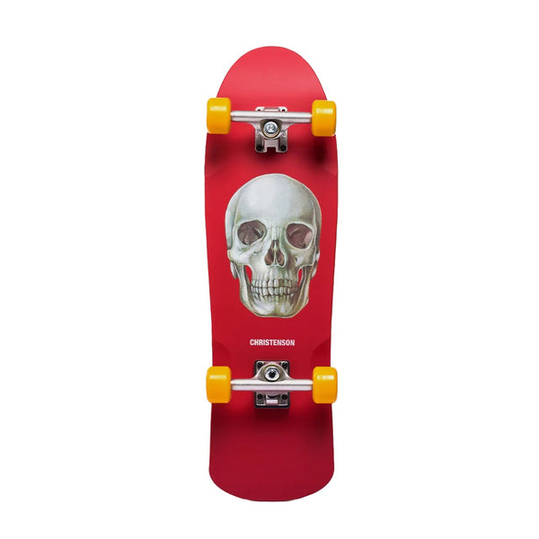 Yow x Christenson | Skalle Mini Surf Cruiser Skateboard. Red / 9.0" x 30.5" Available Online and in Store at Momentum Skateshop In Cottesloe, Western Australia. Shop Online Now: www.momentumskate.com.au