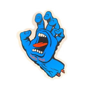 Santa Cruz | Screaming Hand Die Cut Sticker. 4.0" x 2.5" Santa Cruz | Screaming Hand Die Cut Sticker. 4.0" x 2.5"