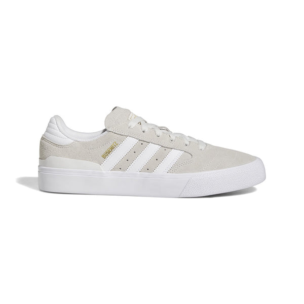 ADIDAS X BUSENITZ | VULC 2 MENS ORIGINAL SHOES. WHITE / WHITE / GOLD AVAILABLE ONLINE AND IN STORE AT MOMENTUM SKATESHOP IN COTTESLOE, WESTERN AUSTRALIA.