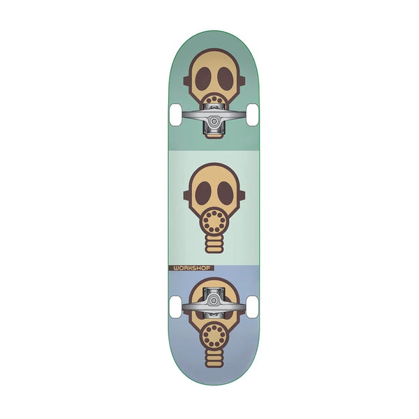 ALIEN WORKSHOP | GAS MASK COMPLETE SKATEBOARD. 7.75" AVAILABLE ONLINE AND IN STORE AT MOMENTUM SKATESHOP