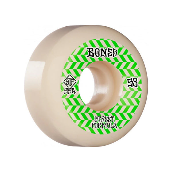 BONES | STF V5 SIDECUT PATTERNS SKATEBOARD WHEELS. 53MM X 99A AVAILABLE ONLINE AND IN STORE AT MOMENTUM SKATESHOP IN COTTESLOE, WESTERN AUSTRALIA.