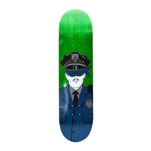 DOOM SAYERS CLUB | CORP COP SKATEBOARD DECK. 8.5" X 32.5" AVAILABLE ONLINE AND IN STORE AT MOMENTUM SKATESHOP IN COTTESLOE, WESTERN AUSTRALIA.