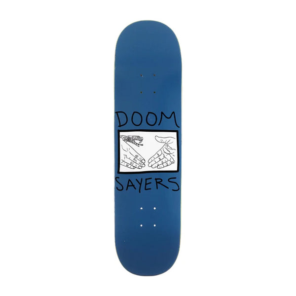 DOOM SAYERS CLUB | DSC SNAKE SHAKE SKATEBOARD DECK. BLUE / 8.5" X 31.75" AVAILABLE ONLINE AND IN STORE AT MOMENTUM SKATESHOP IN COTTESLOE, WESTERN AUSTRALIA.