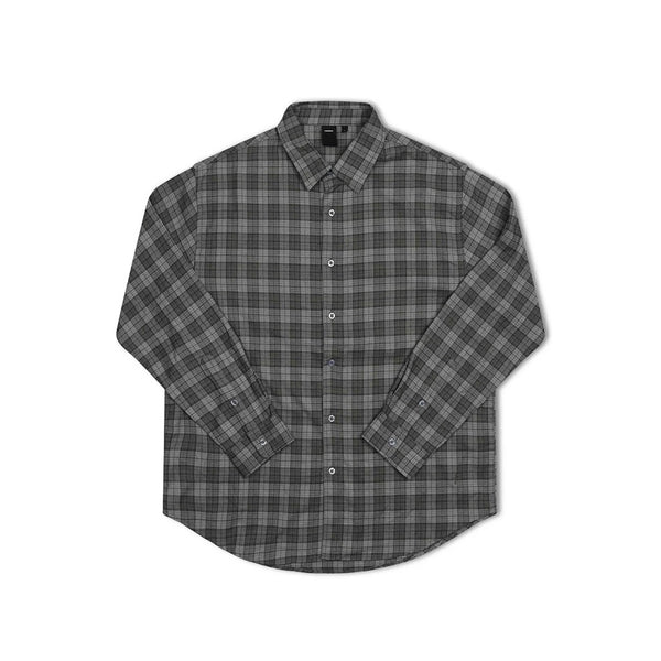 FORMER | VIVIAN CHECK L/S SHIRT. DEEP OLIVE AVAILABLE ONLINE AND IN STORE AT MOMENTUM SKATESHOP IN COTTESLOE, WESTERN AUSTRALIA.